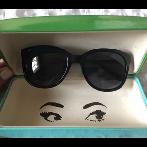 Kate spade Gayla sunglasses, black and gold